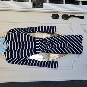 Vineyard vines navy stripped dress